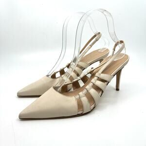 Club Monaco Giulina Slingback Leather Pumps Women's 9 US